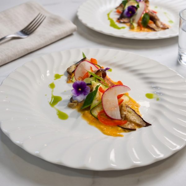assiette de cuisine raffinee au manoir chamberland